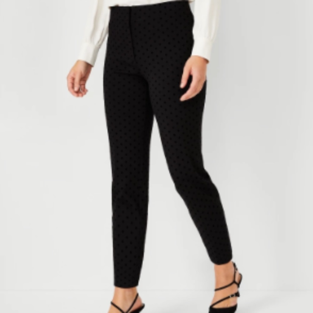 Black Polka Dot Pants